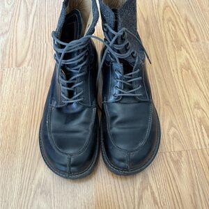MAKE AN OFFER Birkenstock Timmins High Black Leather 42R